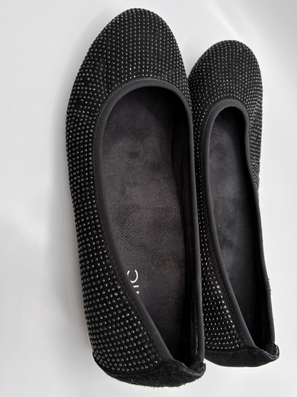 Vionic Spark Willow Ballet Flats, Black Crystal-Embellished Ballet Flats Sz 9 - Picture 12 of 13